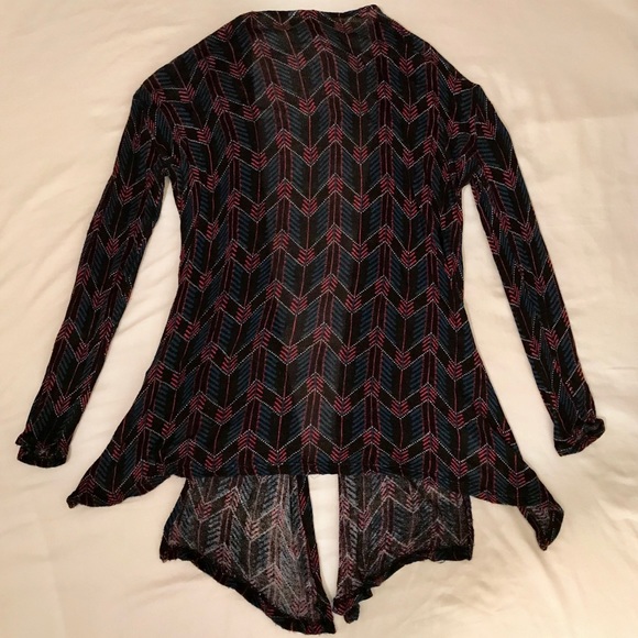 Neon & Black Cardigan Sweater - Picture 4 of 6